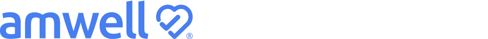 Amwell + United Healthcare logo