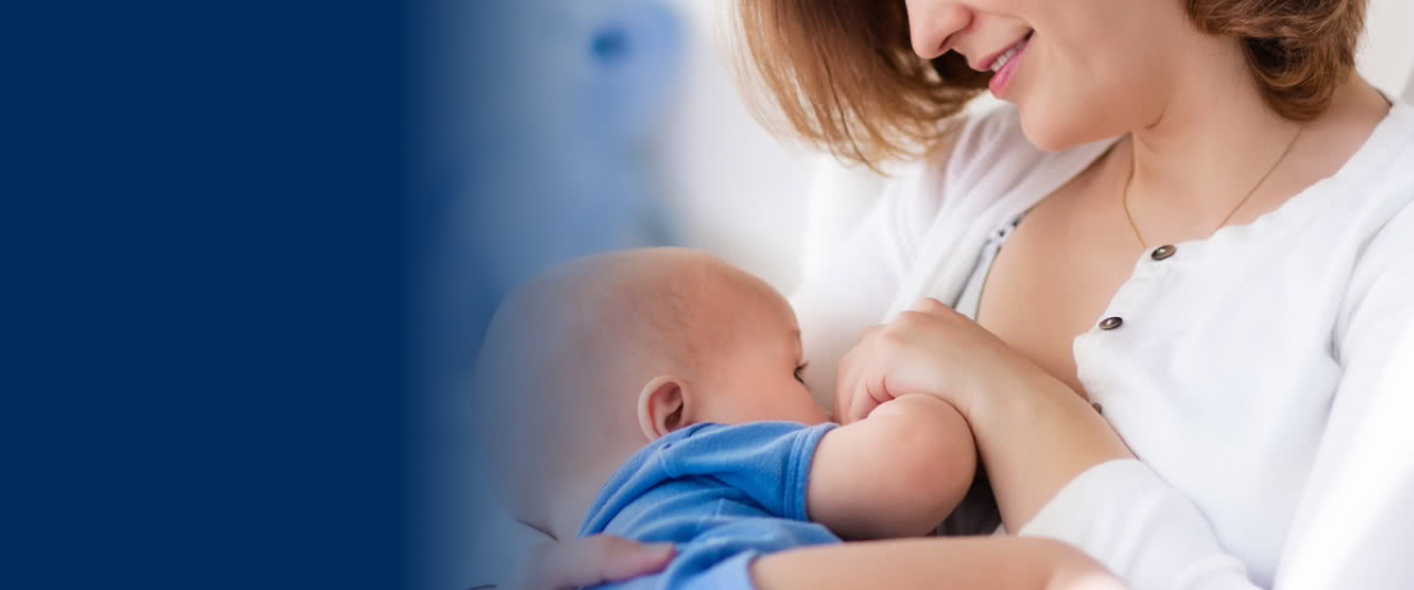 mother breastfeeding a child